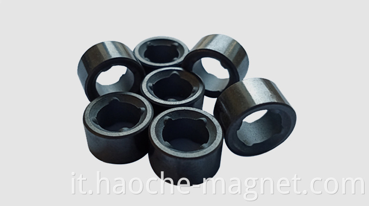 10 poli Anello magnetico a magnetizzazione radiale Sintering Ferrite